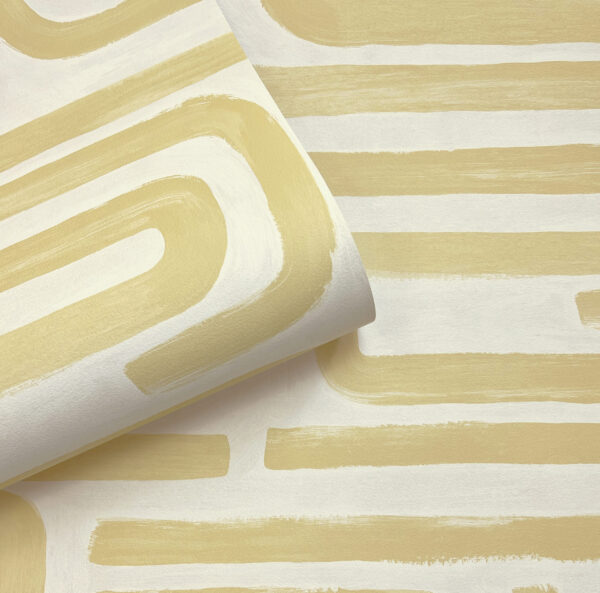 14231 - Brushed Geo Ochre