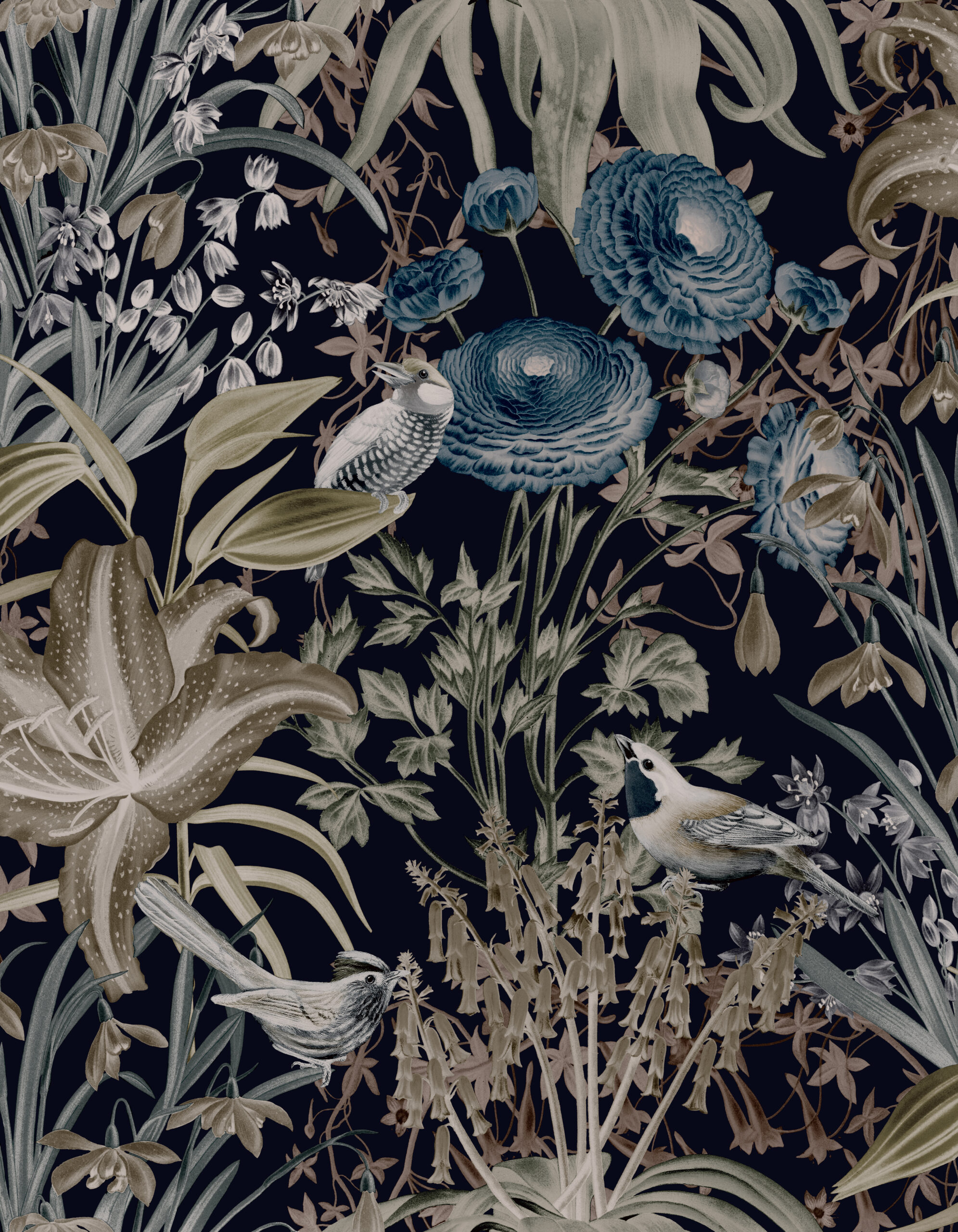 26731 - Midnight Azure Garden