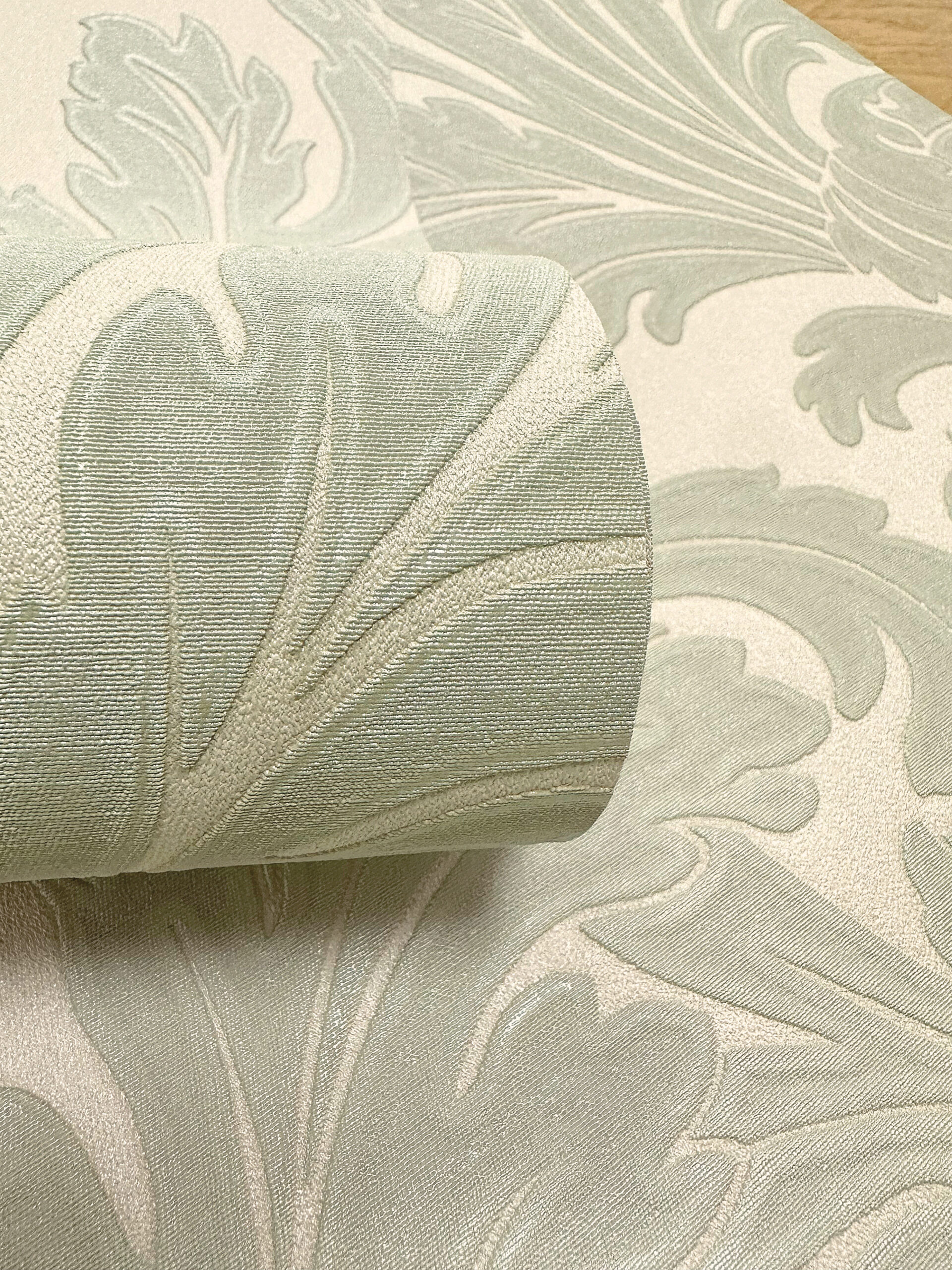 36430 Acanthus sage cream - Image 2